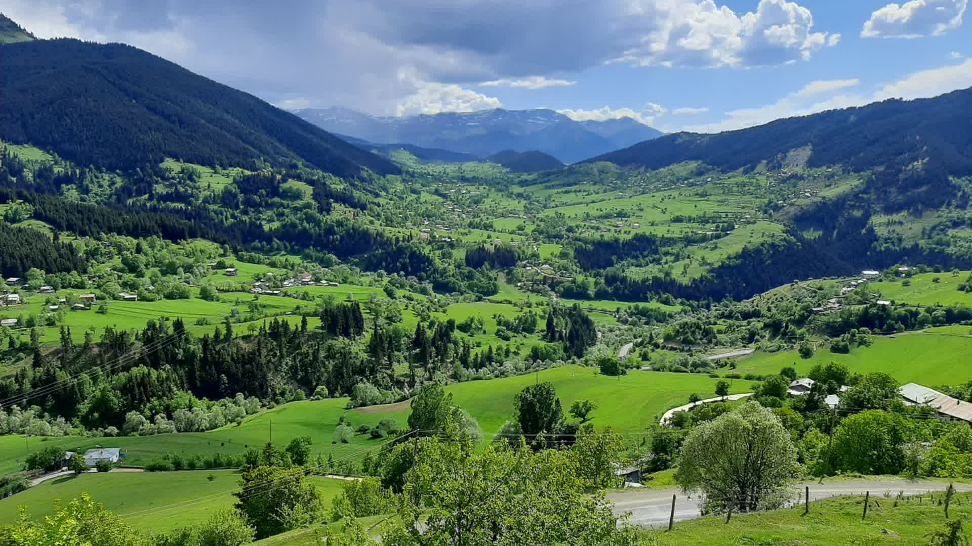 Artvin Borçka Karagöl'ün sonbahar renkleriyle kaplı ormanları ve göl manzarası